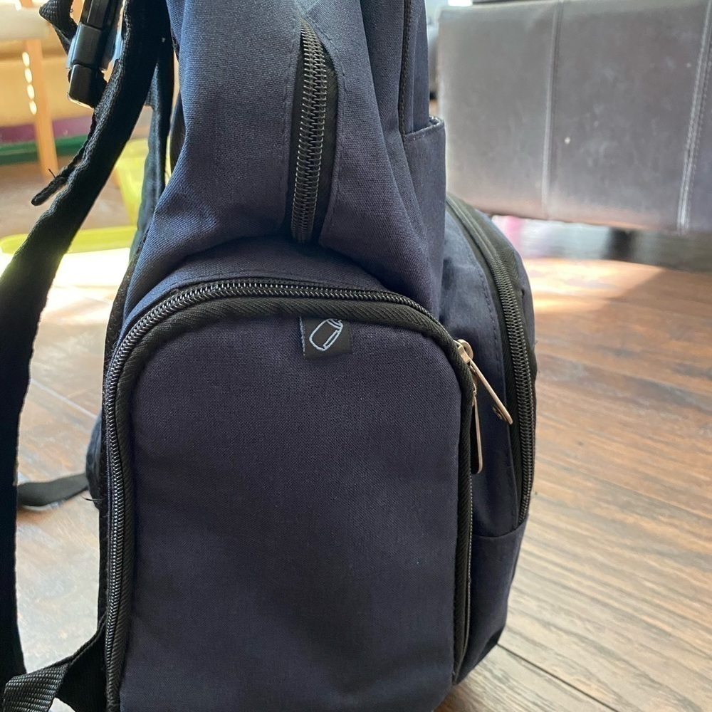 Fisher-Price Backpack Diaper Bag, Blue - Picture 7 of 16